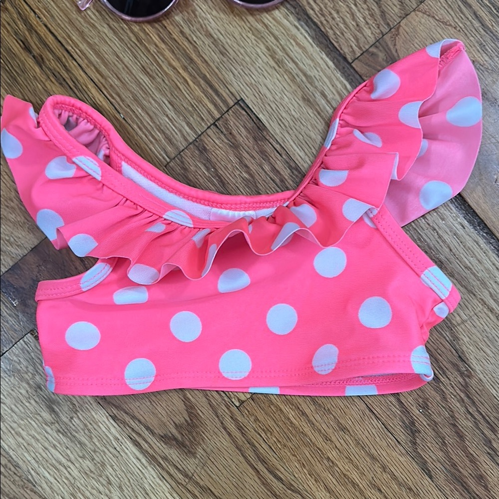 Playful Pink Polka Dot Bikini Bottom - Picture 5 of 6
